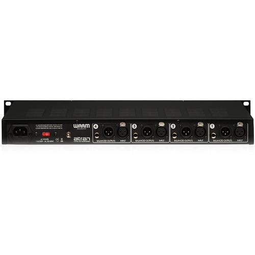 Warm Audio WA-412 4-CHANNEL Microphone Pre-Amp With DI - Red One Music