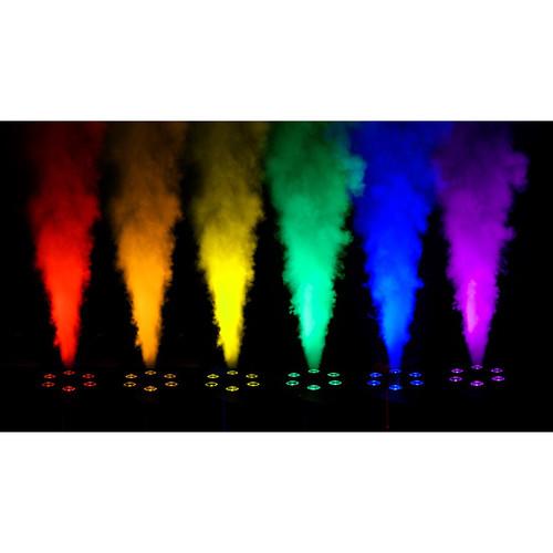 Chauvet Geyser T6  Rgb Led Effect Fog Machine - Red One Music