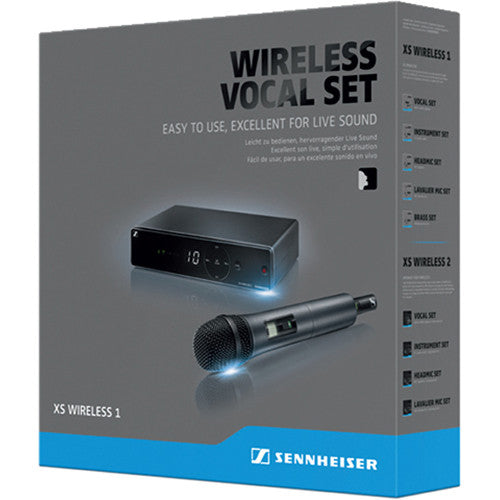 Sennheiser XSW-1-825-A UHF Vocal Set w/ e825 Dynamic Microphone - 548 to 572 MHz
