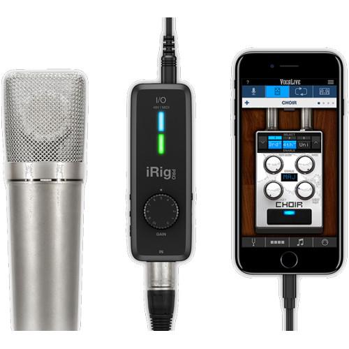 IK Multimedia IRIG PRO I/O Computer Smartphone Audio Interface - Red One Music