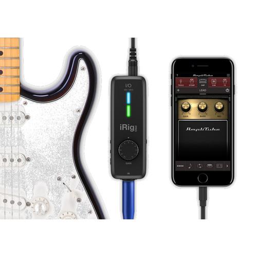 IK Multimedia IRIG PRO I/O Computer Smartphone Audio Interface - Red One Music