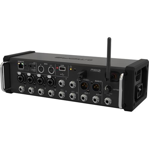 Midas MR12 12-Input Digital Mixer For iPad Android Tablets With Wi-Fi And USB Recorder - Red One Music