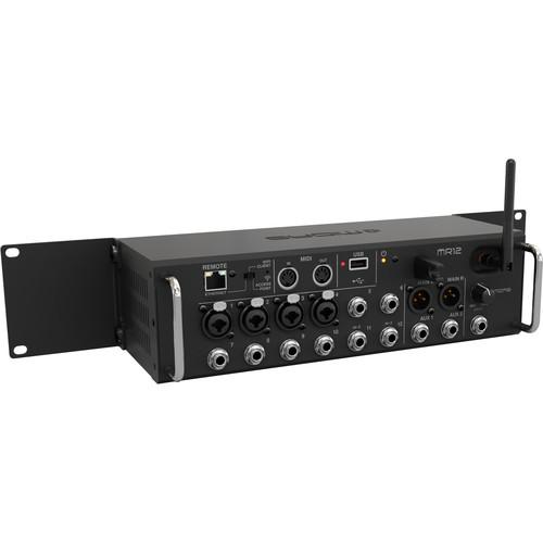 Midas MR12 12-Input Digital Mixer For iPad Android Tablets With Wi-Fi And USB Recorder - Red One Music