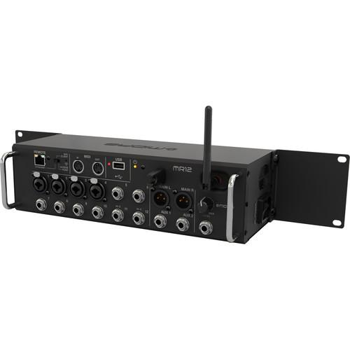 Midas MR12 12-Input Digital Mixer For iPad Android Tablets With Wi-Fi And USB Recorder - Red One Music