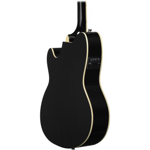 Ibanez Tcy10E-Bk Black Acoustic Guitar - Red One Music