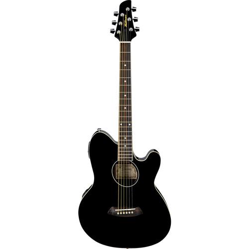 Ibanez Tcy10E-Bk Black Acoustic Guitar - Red One Music