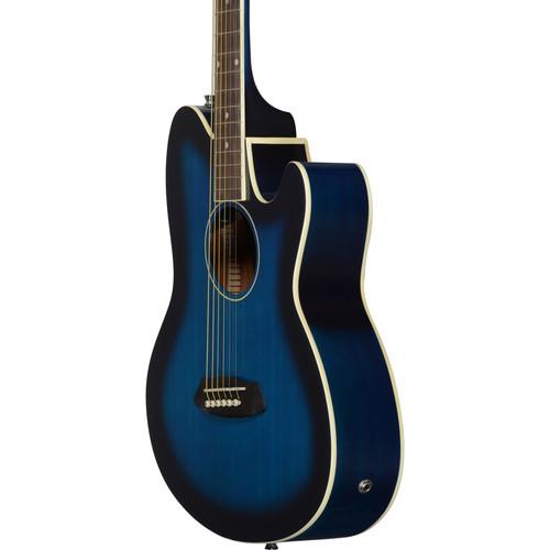 Ibanez Tcy10E-Tbs Transparent Blue Sunburst Acoustic Guitar - Red One Music