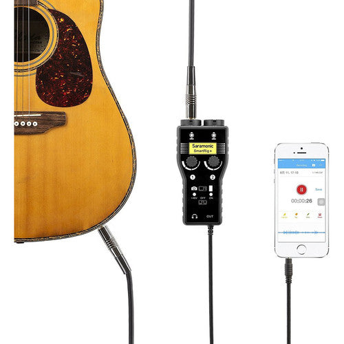 Saramonic SMARTRIG+ 2-Channel XLR Microphone & Guitar Interface