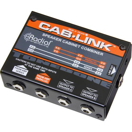 Radial Engineering Cab-Link R800 7088 Instrument-Selector Pedal For Electric Guitars Amp Basses - Red One Music