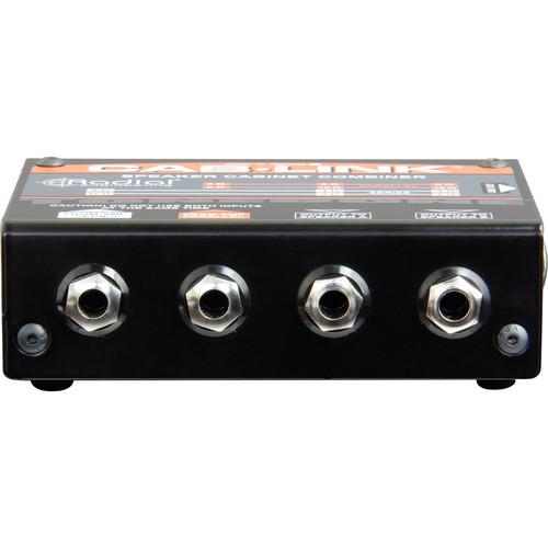 Radial Engineering Cab-Link R800 7088 Instrument-Selector Pedal For Electric Guitars Amp Basses - Red One Music