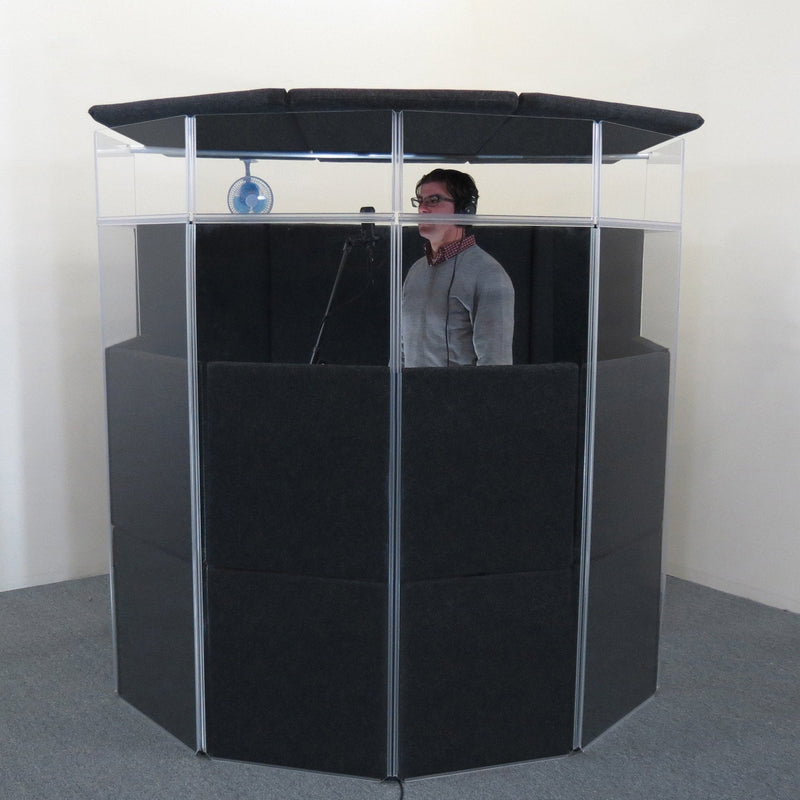 Clearsonic Ipe 6-Feet Wide X 6-Feet Deep X 65-Feet Tallisopac E Vocal Booth - Red One Music