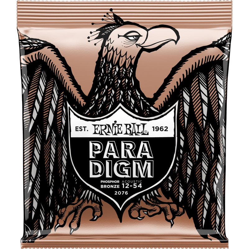 Ernie Ball 2076EB Paradigm Acoustic Strings - Phosphor Bronze Medium-Light 12-54