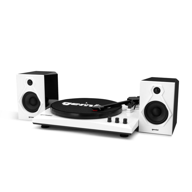 Gemini TT-900 Stereo Turntable System (Black & White)