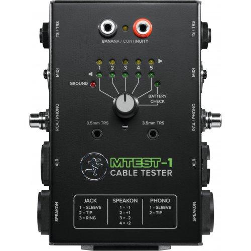 Mackie Mtest-1 Cable Tester - Red One Music