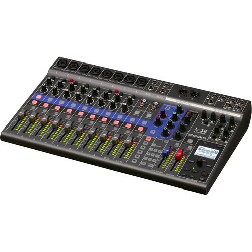 Zoom Livetrak L-12  12-Channel Mixerrecorder - Red One Music