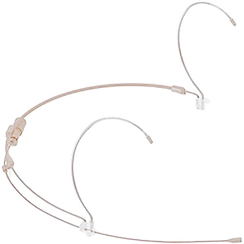 Countryman H6OW6LSR Omnidirectional Headset with Detachable Cable and 3.5mm Locking Connector for Sennheiser Wireless - (Beige)