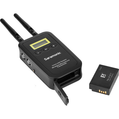 Saramonic VMICLINK5-3TX-PLUS-RX Système de microphone numérique sans fil avec trois émetteurs de poche et micros Lavalier (5,8 GHz)
