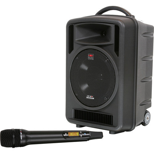 Galaxy Audio Traveler 10" 150W Peak PA System with UHF Receiver & Handheld Wireless Mic