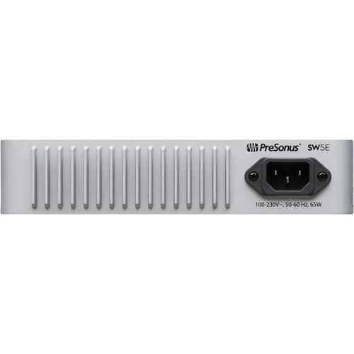 PreSonus SW5E 5-Port Avb Switch With PoE - Red One Music