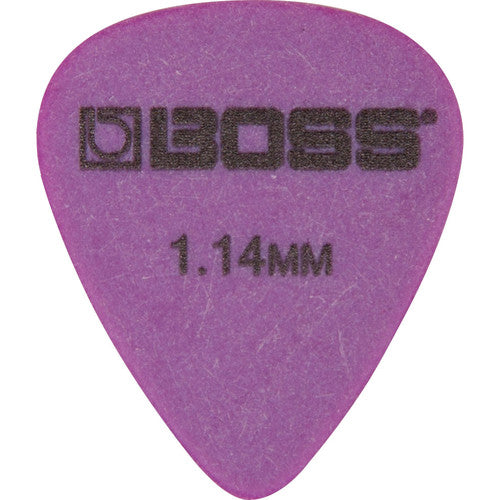 Boss BPK-12-D114 Delrin médiators pour guitare EX Heavy 1,14 mm 12 pièces