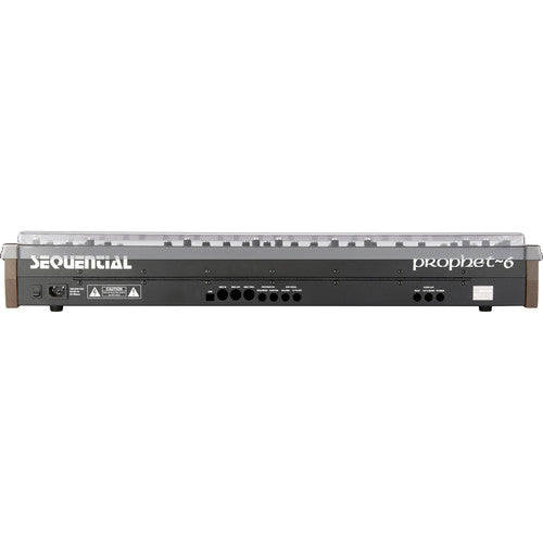 Decksaver DS-PC-PROPHET6 Cover for Dave Smith Instruments Prophet-6 (Smoked/Clear)