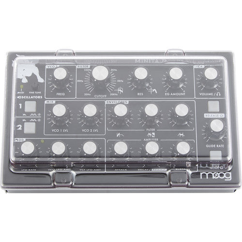 Decksaver DS-PC-MINITAUR Cover for Moog Minitaur (Smoked/Clear)