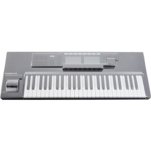 Decksaver DS-PC-KONTROLS49MK2 Housse pour contrôleur de clavier Native Instruments Kontrol S49 MK2 (fumé/transparent) 