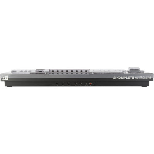 Decksaver DS-PC-KONTROLS49MK2 Housse pour contrôleur de clavier Native Instruments Kontrol S49 MK2 (fumé/transparent) 