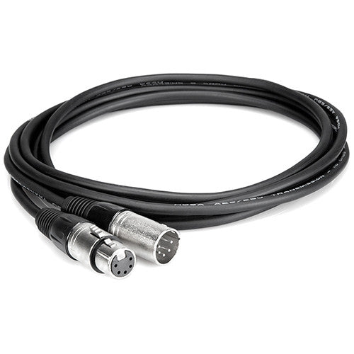 Hosa DMX-530 DMX Câble d'extension XLR 5 broches mâle vers XLR femelle 5 broches - 30'
