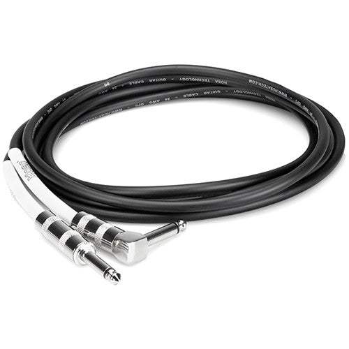 Câble de guitare droit vers angle droit Hosa GTR-210R - 10'