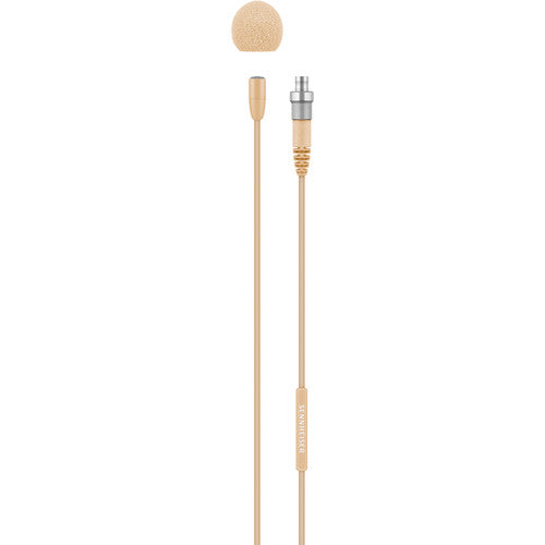 Sennheiser MKE ESSENTIAL OMNI-BEIGE-3- PIN Omnidirectional Microphone with 3-Pin LEMO Connector (Beige)