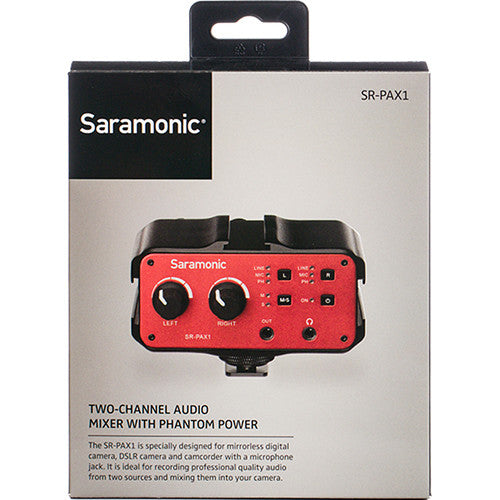 Saramonic SR-PAX1 Active Dual Channel Camera Mixer