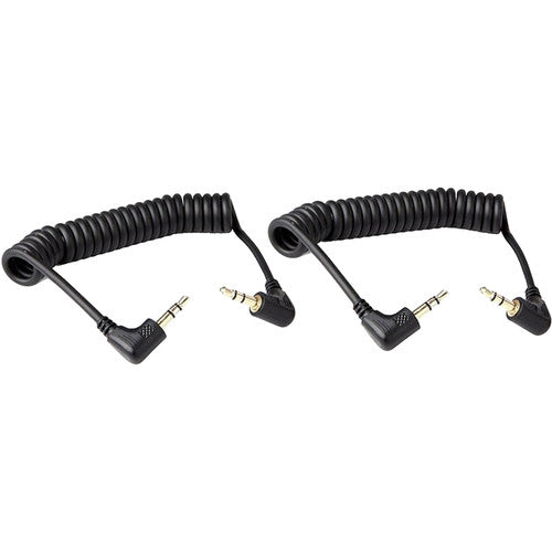 Saramonic SR-CS350 Câbles spiralés TRS stéréo mâle 3,5 mm vers TRS stéréo mâle 3,5 mm (paquet de 2)