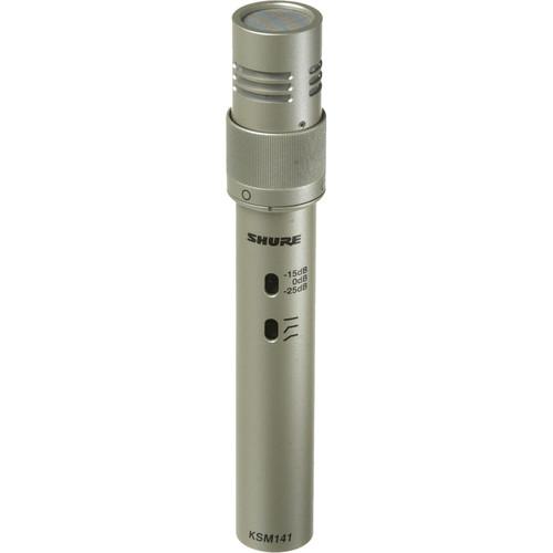 Shure KSM141/SL Condenser Microphone Single Microphone - Red One Music