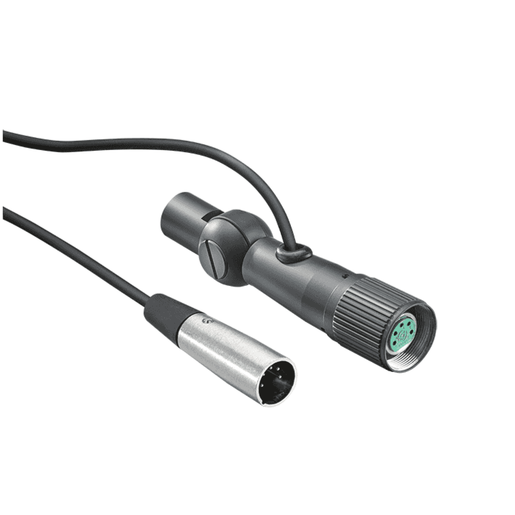 Neumann IC 6 MT Microphone Cable w/ Rotatable Swivel Mount and XLR 5 Connectors - 33', Black