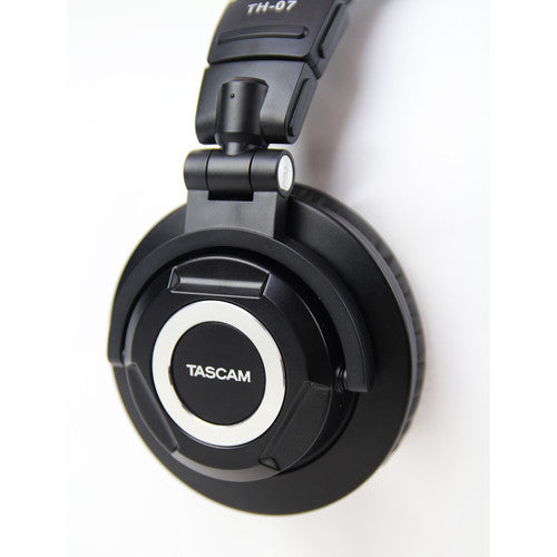 Tascam TH-07 High Definition Over Ear Headphones - Red One Music
