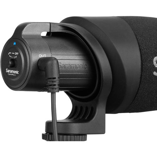 Saramonic PROVIDEO Battery-Powered Camera-Mount Shotgun Microphone for DSLR Cameras & Smartphones