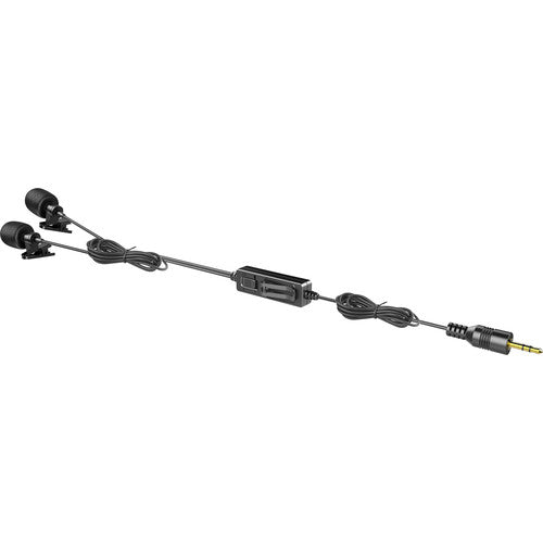 Saramonic LAVMICRO double microphone cravate omnidirectionnel pour appareil photo reflex numérique et smartphone