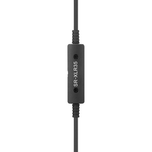 Saramonic SR-XLR35 XLR Female to 3.5mm TRS Microphone Adapter Cable for DSLR Cameras & Smartphones (10')