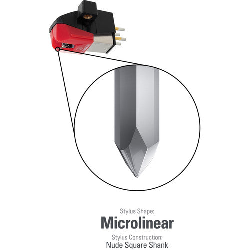 Audio-Technica AT-VM95ML Dual Moving Magnet Cartridge - Red