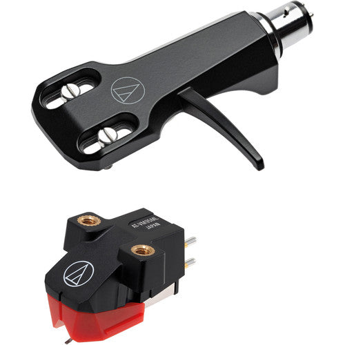 Audio-Technica AT-VM95ML/H Cartridge and Headshell Combo Kit - Red