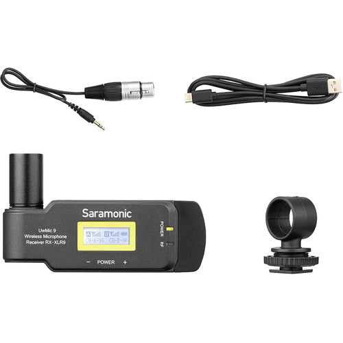 Saramonic RX-XLR9 Dual-Channel Wireless Plug-In Receiver for UwMic9 System (514 to 596 MHz)