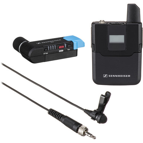 Sennheiser AVX-MKE2 SET-4 Digital Camera-Mount Wireless Omni Lavalier Microphone System (1.9 GHz)