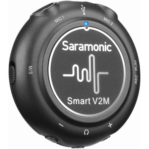 Saramonic SMARTV2M Portable Audio Interface w/ Two Omnidirectional Lavalier Microphones