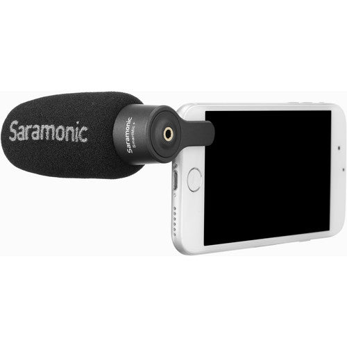 Saramonic SMARTMIC+ Compact Directional Microphone w/ 3.5mm TRRS Plug for Mobile Devices