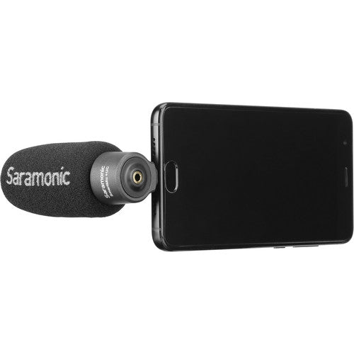 Saramonic SMARTMIC Compact Directional Microphone w/ USB Type-C Plug for Android Mobile Devices