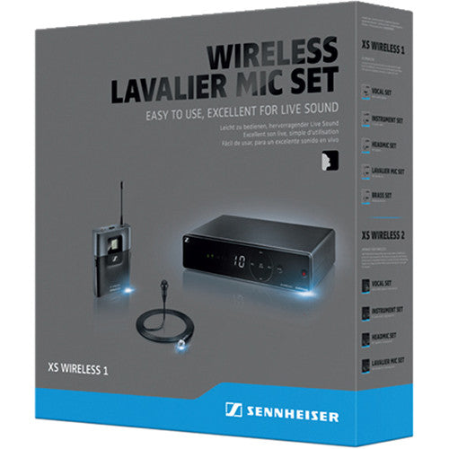 Sennheiser XSW 1-ME2-A UHF Lavalier Microphone Set (A: 548 to 572 MHz) - Red One Music