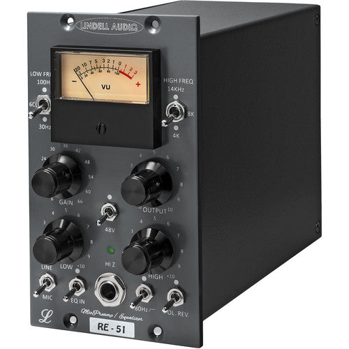Lindell Audio RE-51 Retro 500 Series Microphone Preamp and EQ Module - Red One Music