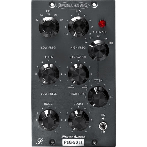 Lindell Audio PEQ-501A Retro 500 Series 2-Band Equalizer - Red One Music