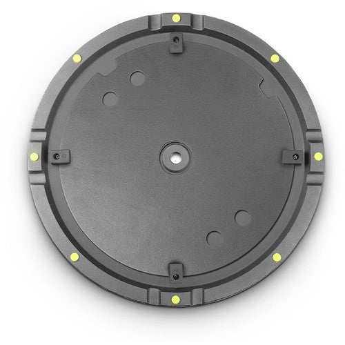 Gravity GR-GWB123SET1B Round Cast Iron Base and Weight Plate Set for M20 Poles